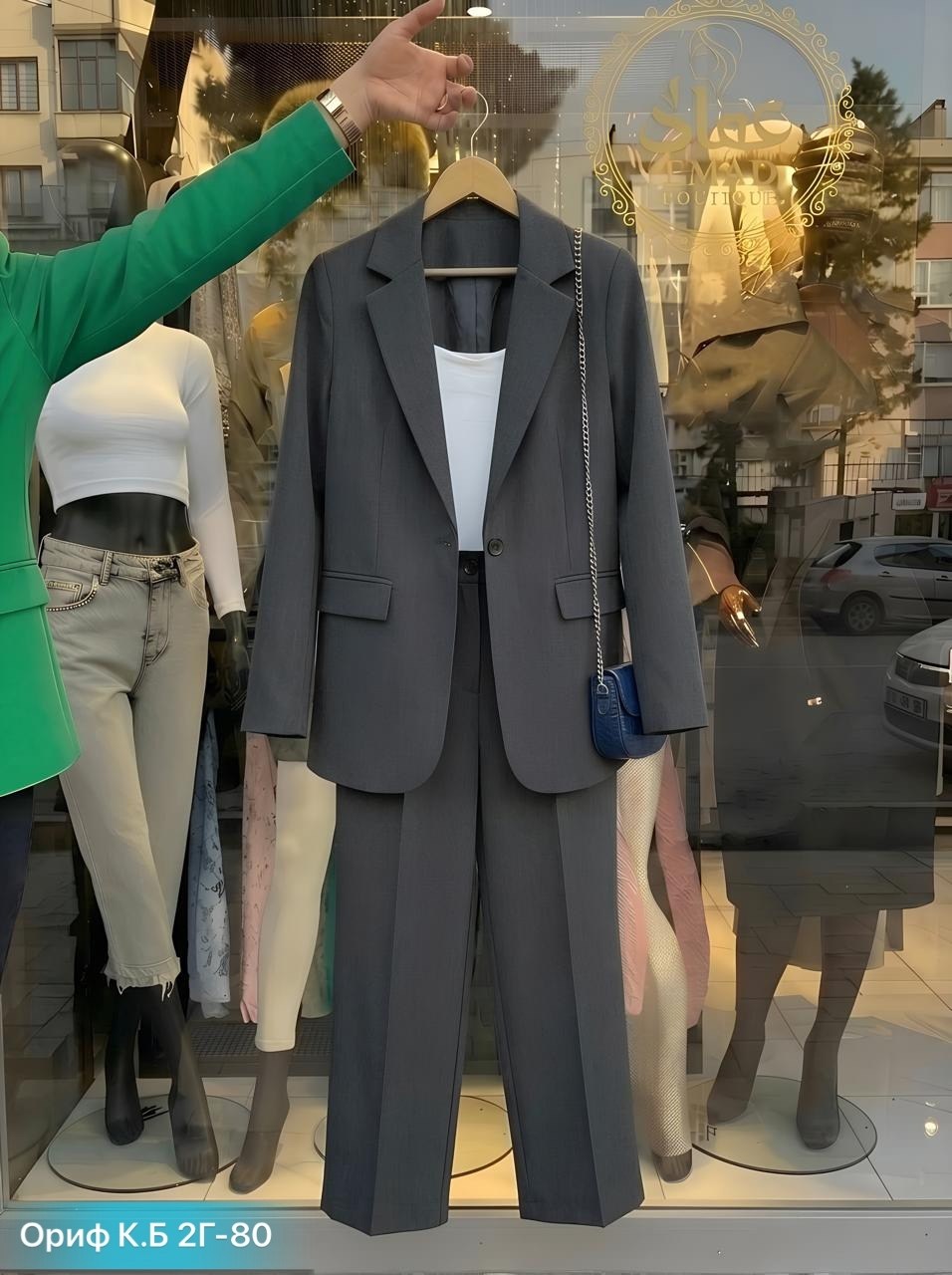 брючный костюм prestige 4677 голубой,голубой классический женский брючный костюм ncdims,костюм женский брючный,брючный костюм,gizart женский брючный костюм-двойка