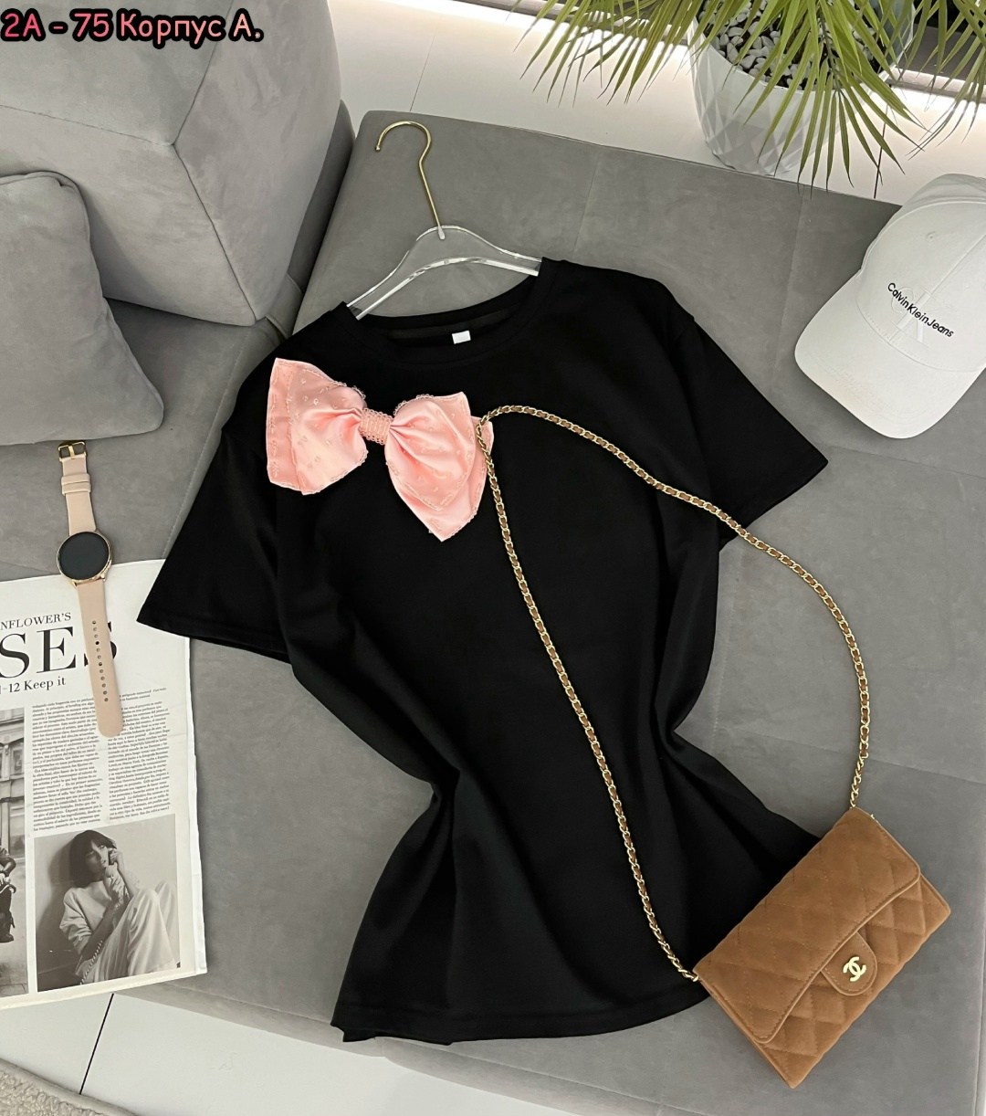 женская футболка,футболка с бантами,футболки модные,стиль футболка,футболка с принтом