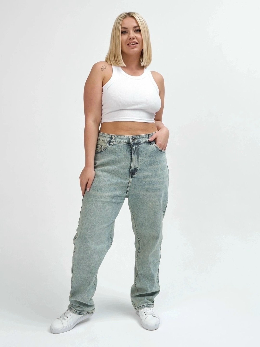 джинсы женские,джинсы бананы женские,джинсы на полных,джинсы бананы с высокой посадкой lemibrand 86529416,голубые джинсы