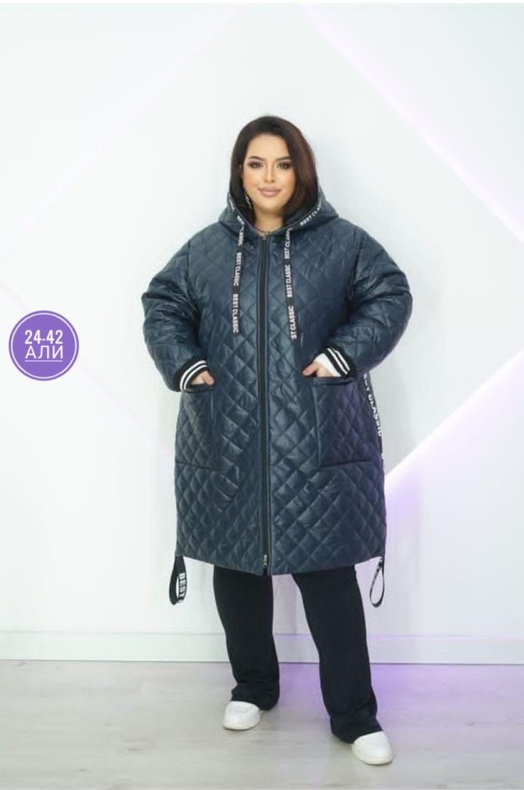 куртка демисезонная стеганая большие размеры,демисезонная удлиненная куртка,куртка удлиненная демисезон,куртка стеганая весенняя больших размеров ltmoda,куртка стеганая весенняя больших размеров ltmod