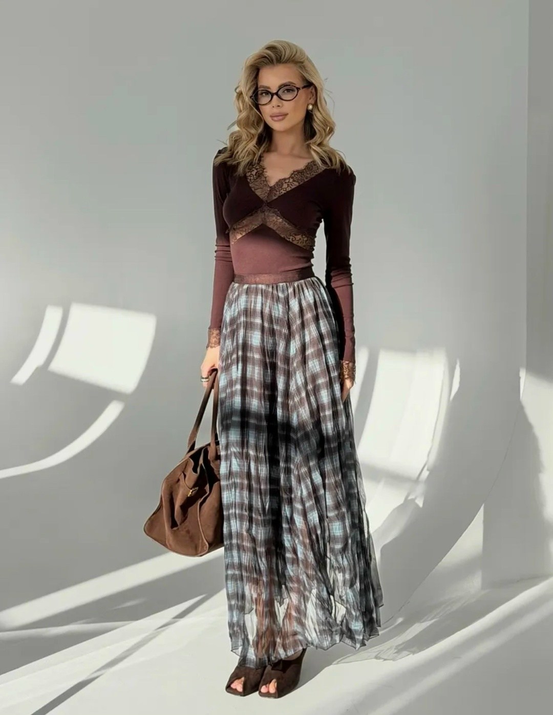 юбка,юбка в клетку,юбка бохо,клетчатая юбка,юбка длинная в клетку