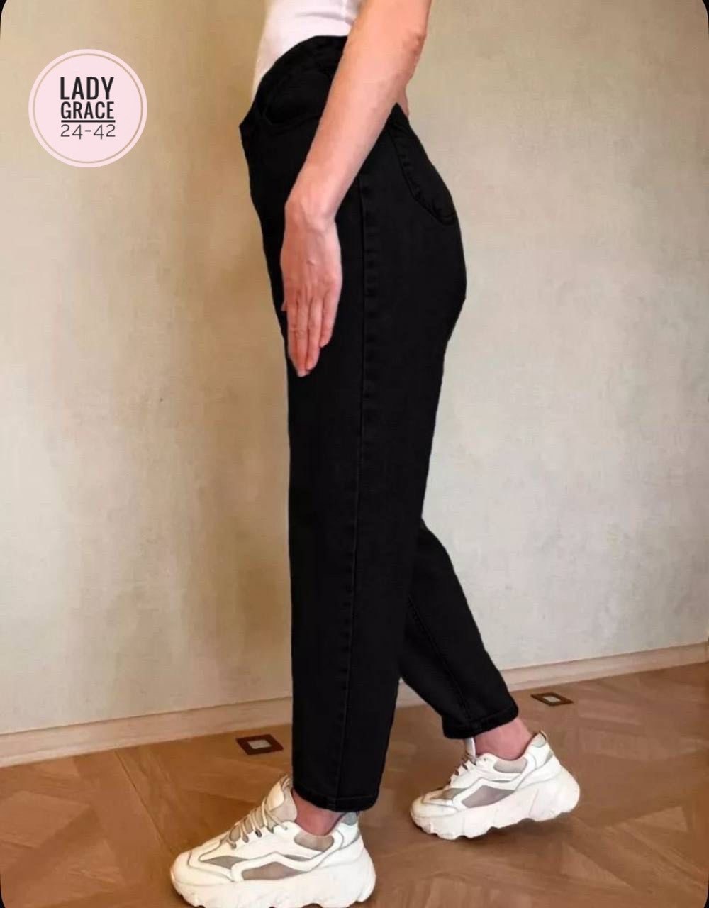 джинсы бананы женские,джинсы женские,джинсы бананы черные,джинсы женские с высокой посадкой,джинсы бананы черные lallirum