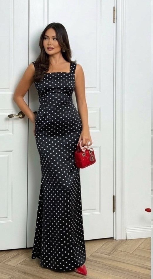 платья в горошек,платье летнее,платье стиль,платье,длинное платье