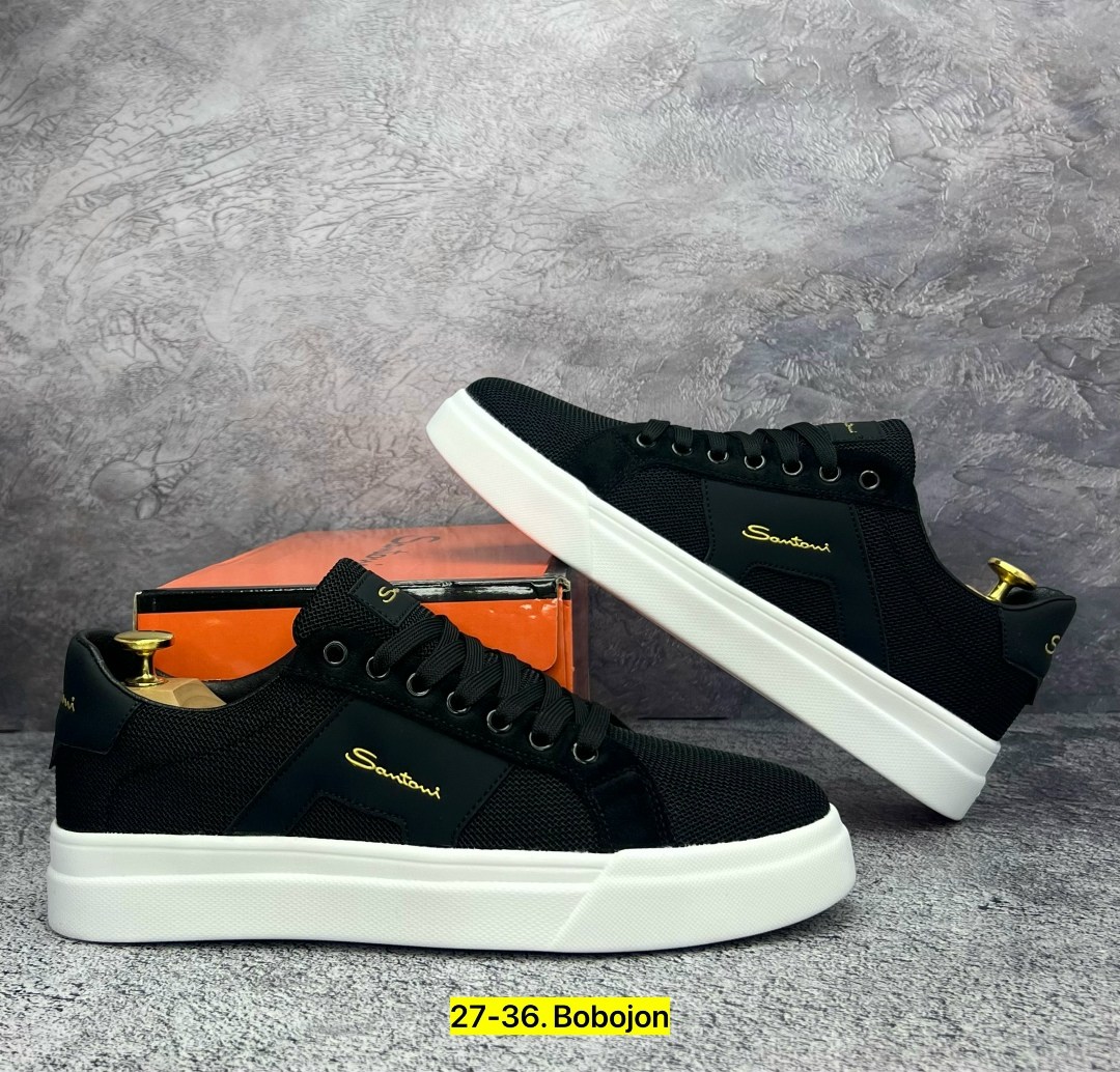 мужские кеды santoni,,кеды мужские,мужская ,мужские чёрные кеды santoni