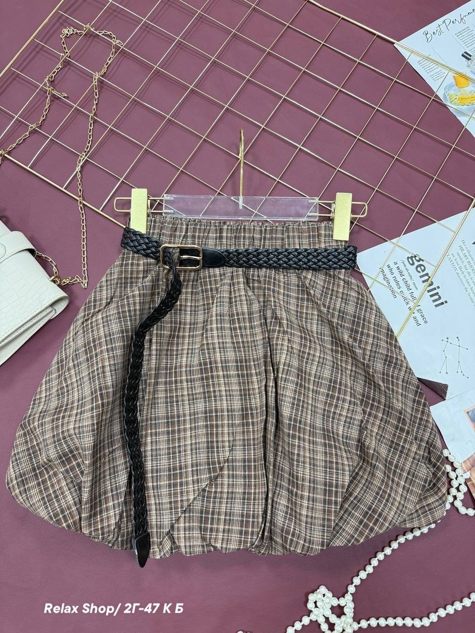 рубашка оверсайз в клетку betrendy wear,мода стиль,юбка стильная,юбка модная