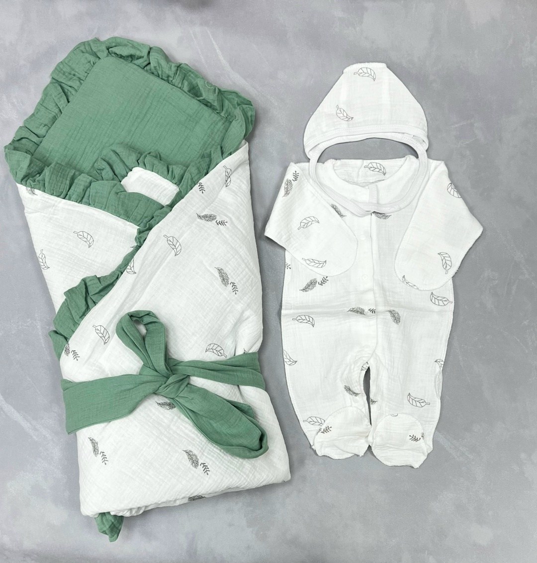 комплект на выписку муслиновый лето,комплект на выписку,конверт на выписку для новорожденного комплект,комплект на выписку новорожденного,комплект на выписку муслиновый