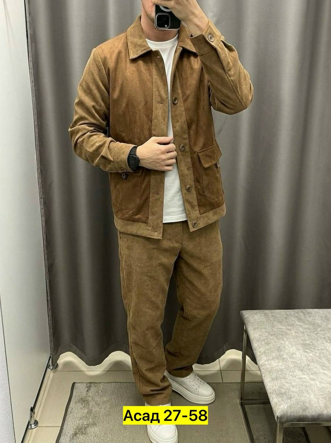 костюм двойка для мужчин вельвет,вельветовый костюм мужской,костюм двойка вельвет мужской,мужской повседневный костюм из рубашки и брюк,мужской костюм двойка