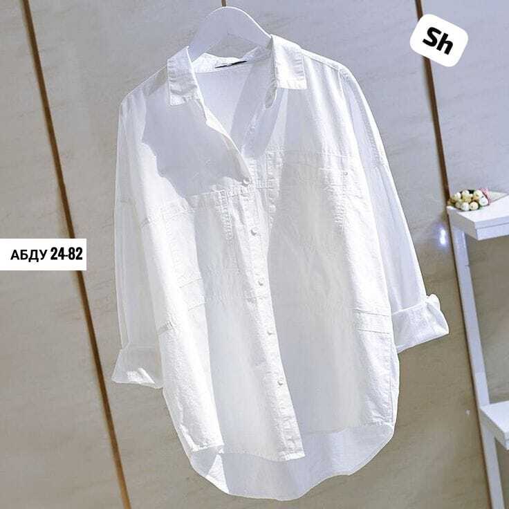 белая рубашка женская,женские повседневные белые рубашки,рубашка оверсайз женская,рубашка женская,удлиненная белая рубашка женская