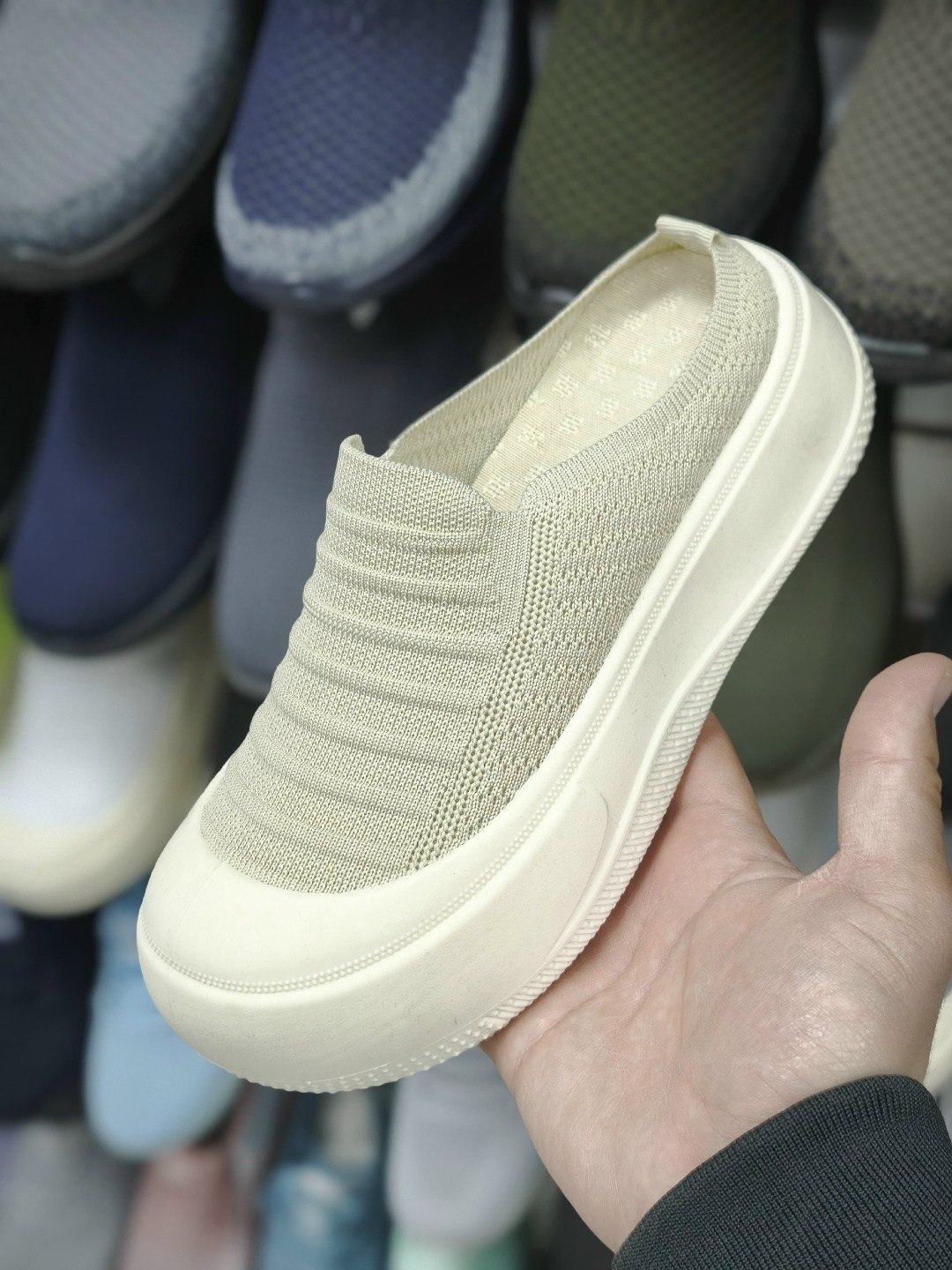 ,слипоны женские летние текстильные,слипоны женские, на плоской подошве,повседневная