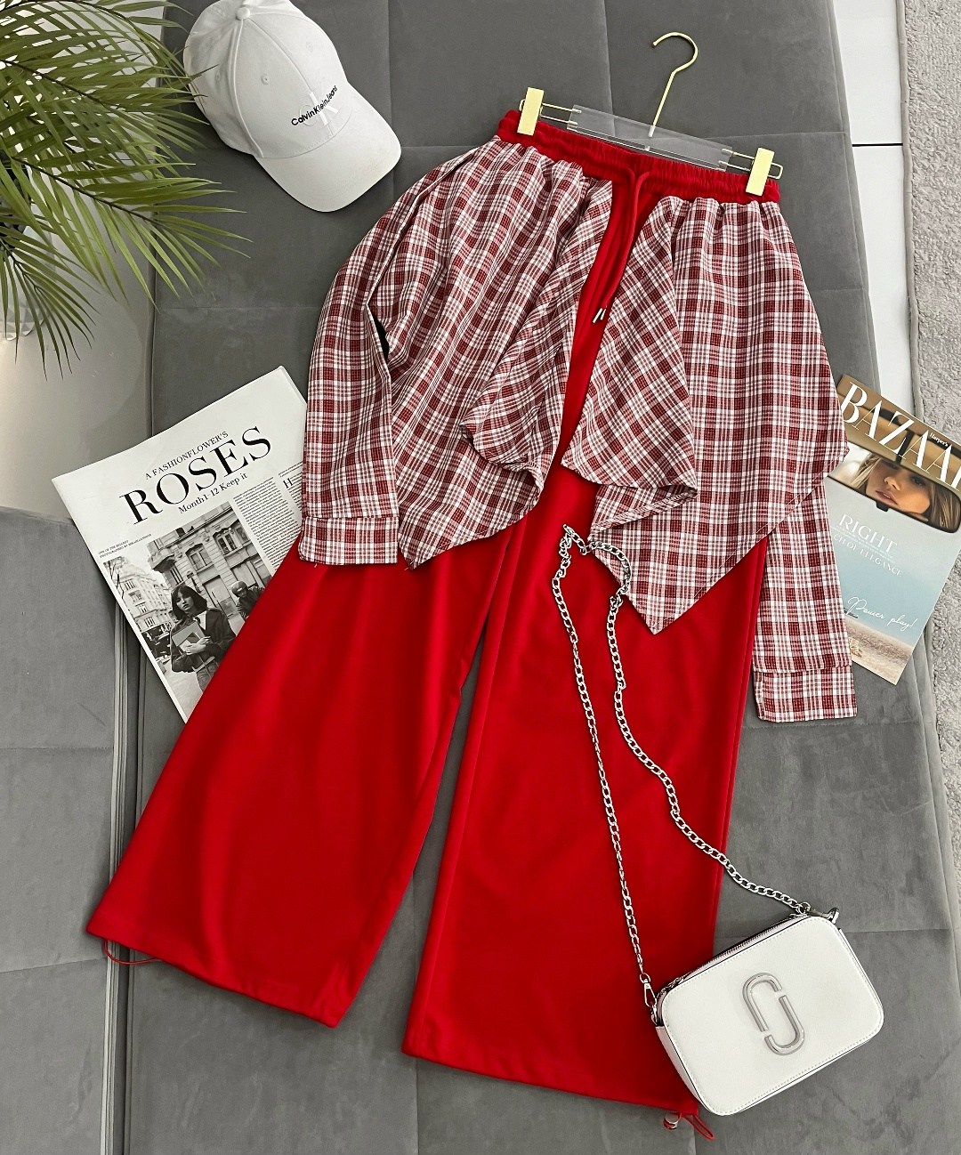 брюки комплект,повседневный костюм,повседневные брюки,брюки в клетку,модные брюки