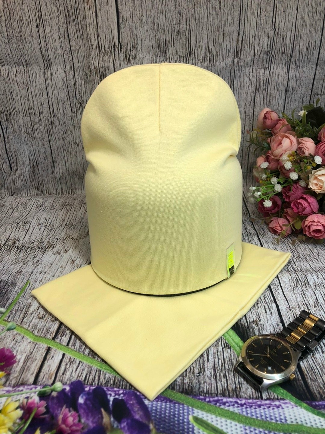 детская трикотажная шапка,трикотажная шапка,шапка и снуд,комплект детская шапка и снуд,шапка для девочек