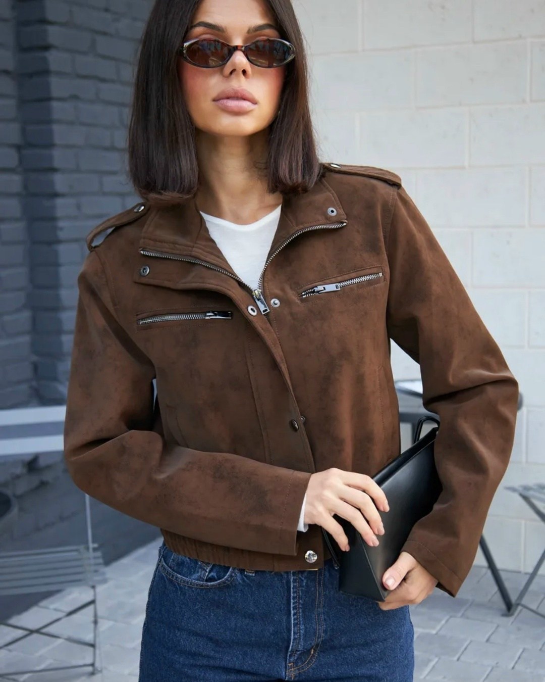 бомбер укороченный оверсайз замшевый куртка рабочего тренд saint shine,замшевая куртка,бомбер замшевая куртка оверсайз saint shine,куртка бомбер,бомбер женская куртка