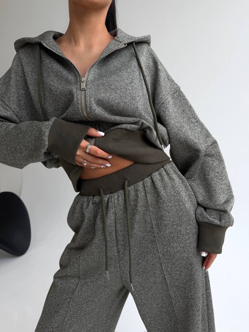 костюм оверсайз со штанами 2 в 1,костюм оверсайз без начеса ari store,костюм оверсайз,костюм спортивный оверсайз,костюм женский