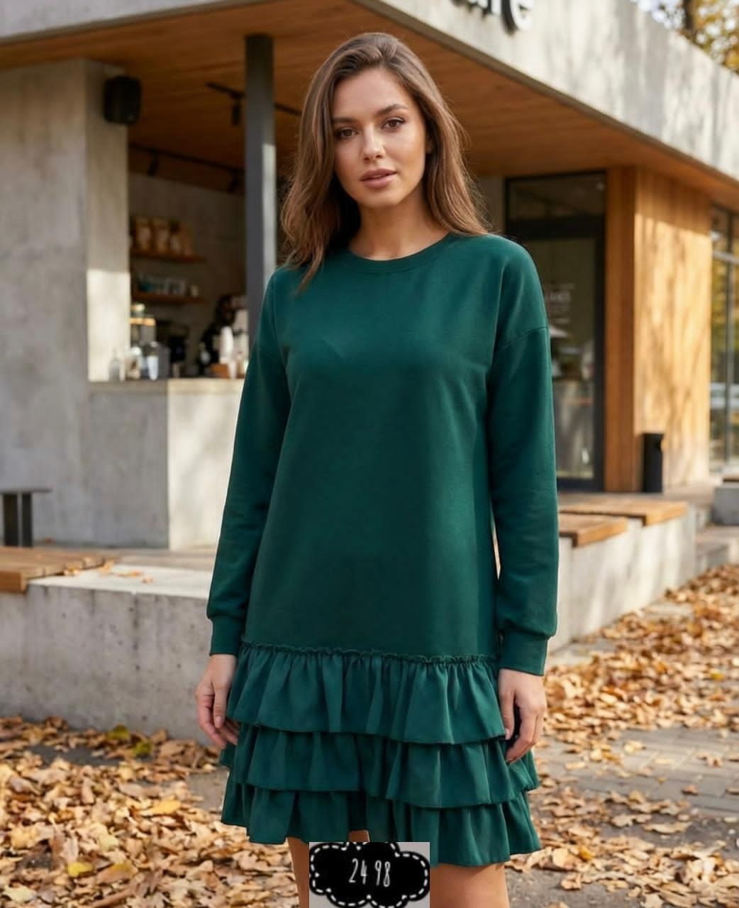 платье с оборками,модное платье,стильное платье,платье,платье женской