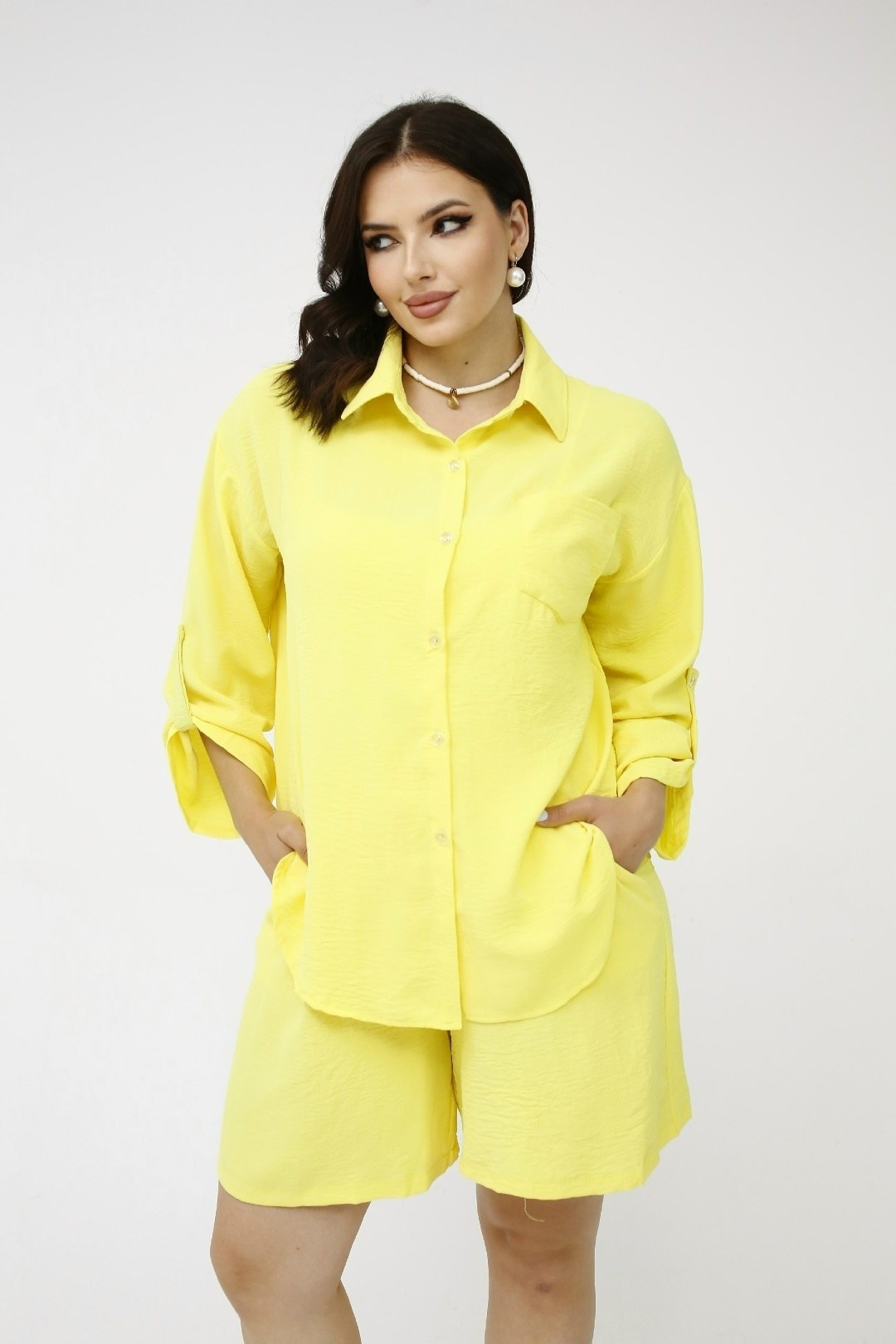 летние костюмы,костюм желтый,костюм женский,женские летние костюмы,костюм с шортами