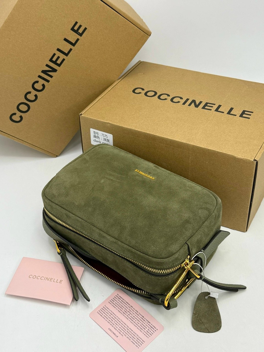 сумка coccinelle,сумка женская coccinelle,сумка женская brand-on из натуральной кожи и замши,замшевые coccinelle,женская сумка в стиле coccinelle замша натуральная+ кожа натуральная