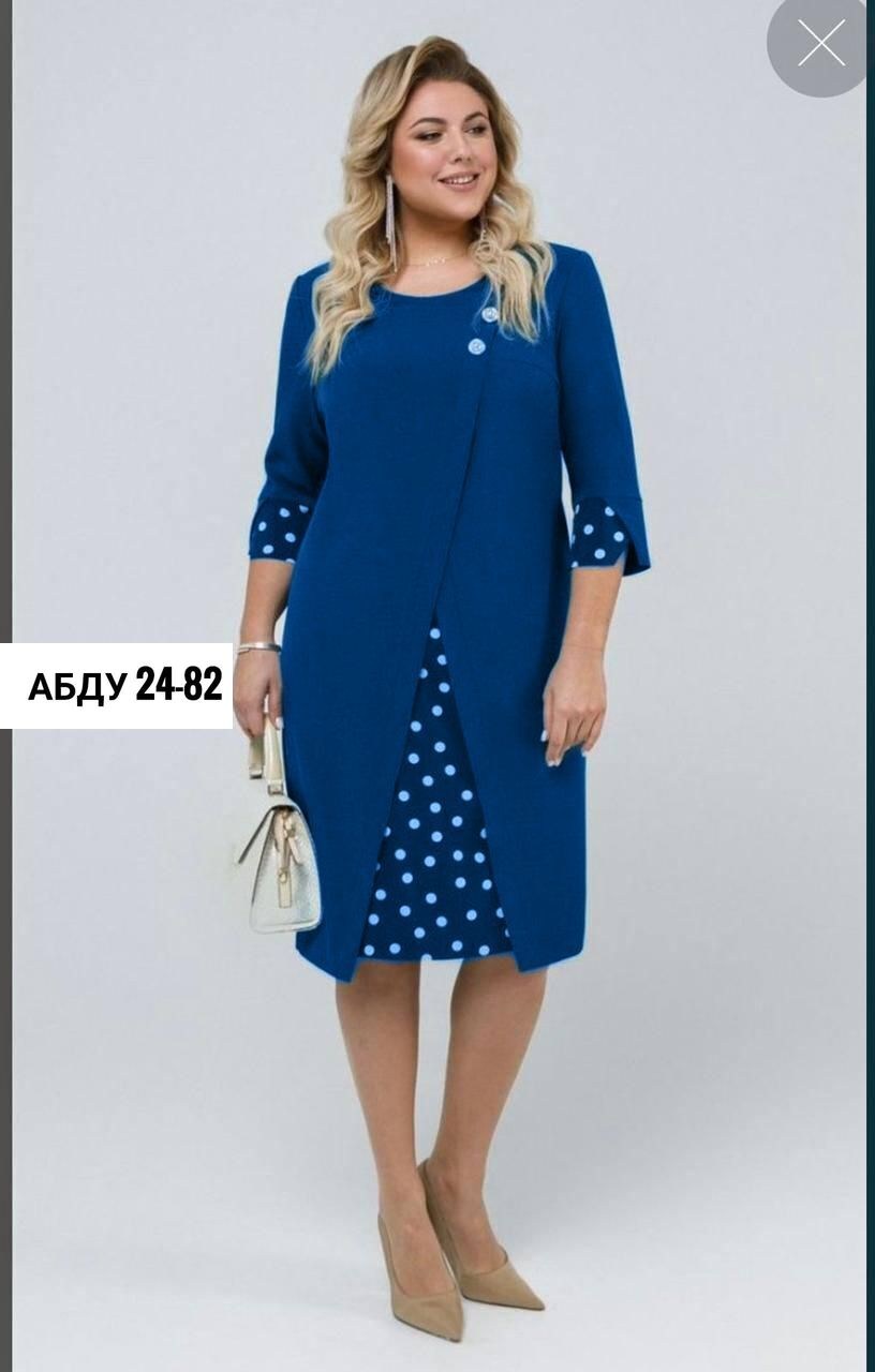 женские платья больших размеров,платье претти василек, из белоруссии,платье pretty 2107 темно-синий в светлые горохи,платье модное