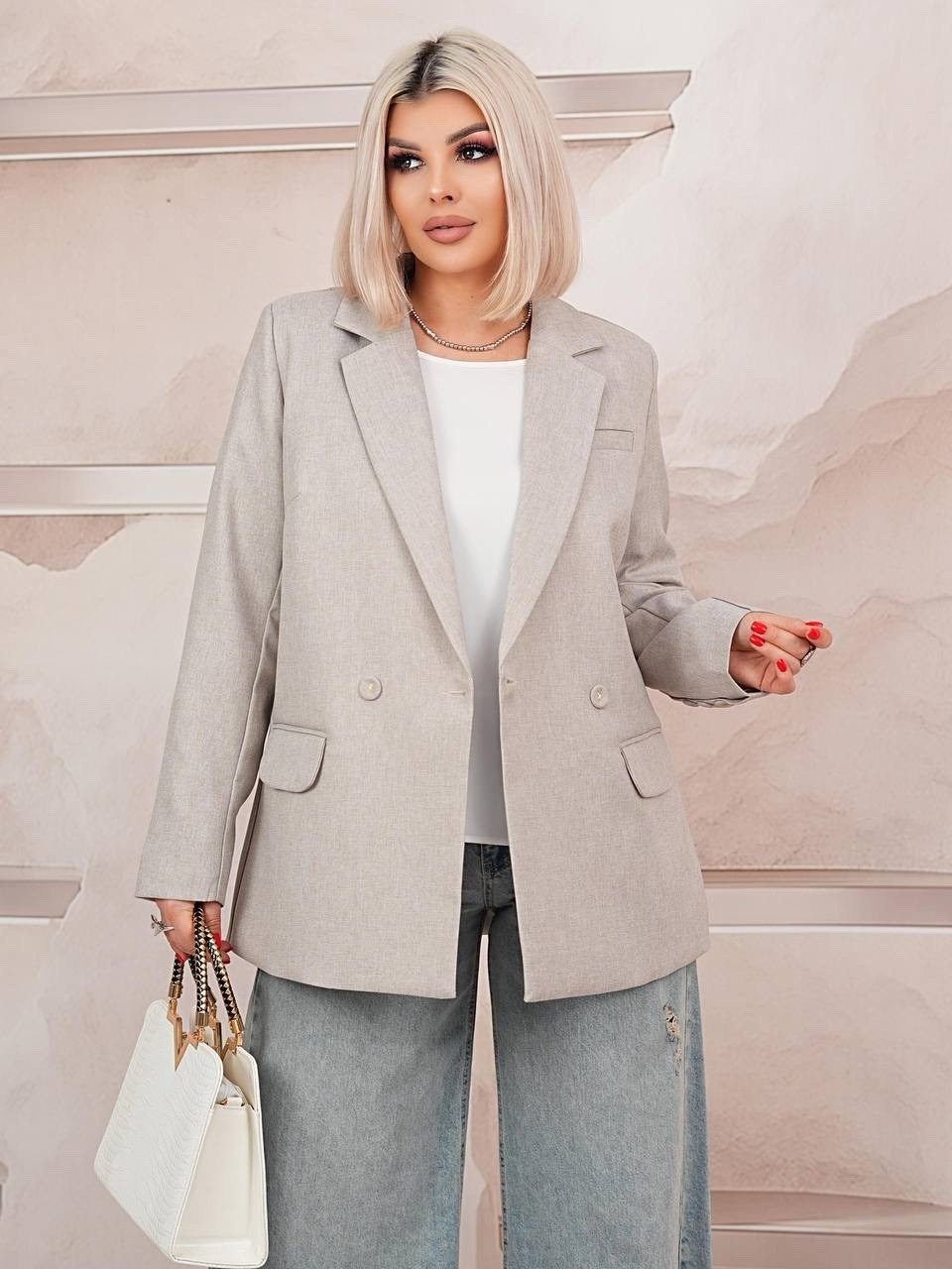 жакет,жакет (пиджак) fantazia mod 5016 серый,жакет классический,пиджак женский оверсайз,пиджак женский классический
