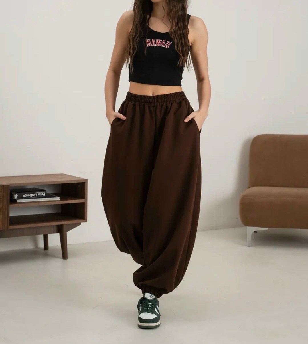 спортивные брюки женские телодвижения brukizshp3p-s-1/ коричневые s,штаны широкие спортивные джоггеры оверсайз,штаны широкие,брюки спортивные,оверсайз штаны