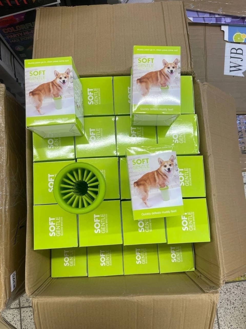 лапомойка soft gentle,товары для животных,лапомойка для собак,лапомойка силиконовая для собак,лапомойка переносная