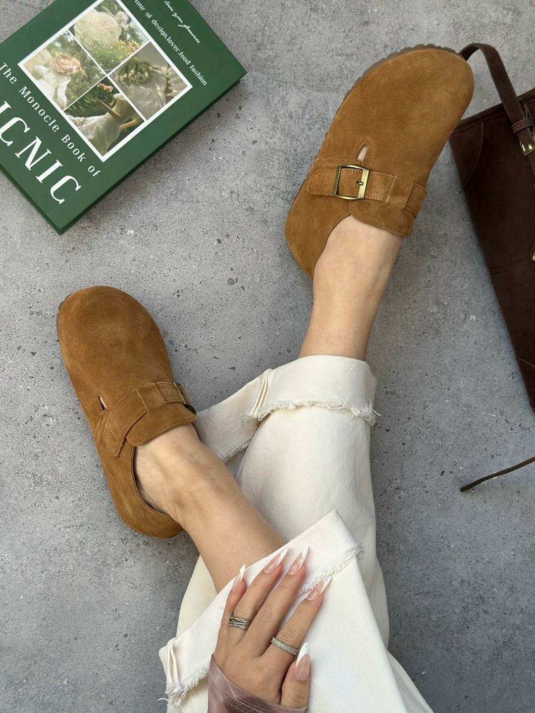 , повседневные,обуви,сабо замшевые, для дома