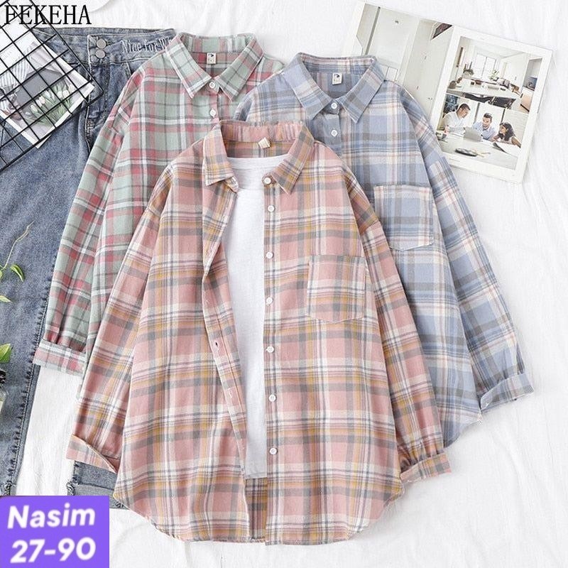 рубашка женская оверсайз в клетку,рубашка с длинными рукавами в клетку,женская рубашка в клетку,клетчатая рубашка женская,клетчатая женская рубашка с длинным рукавом