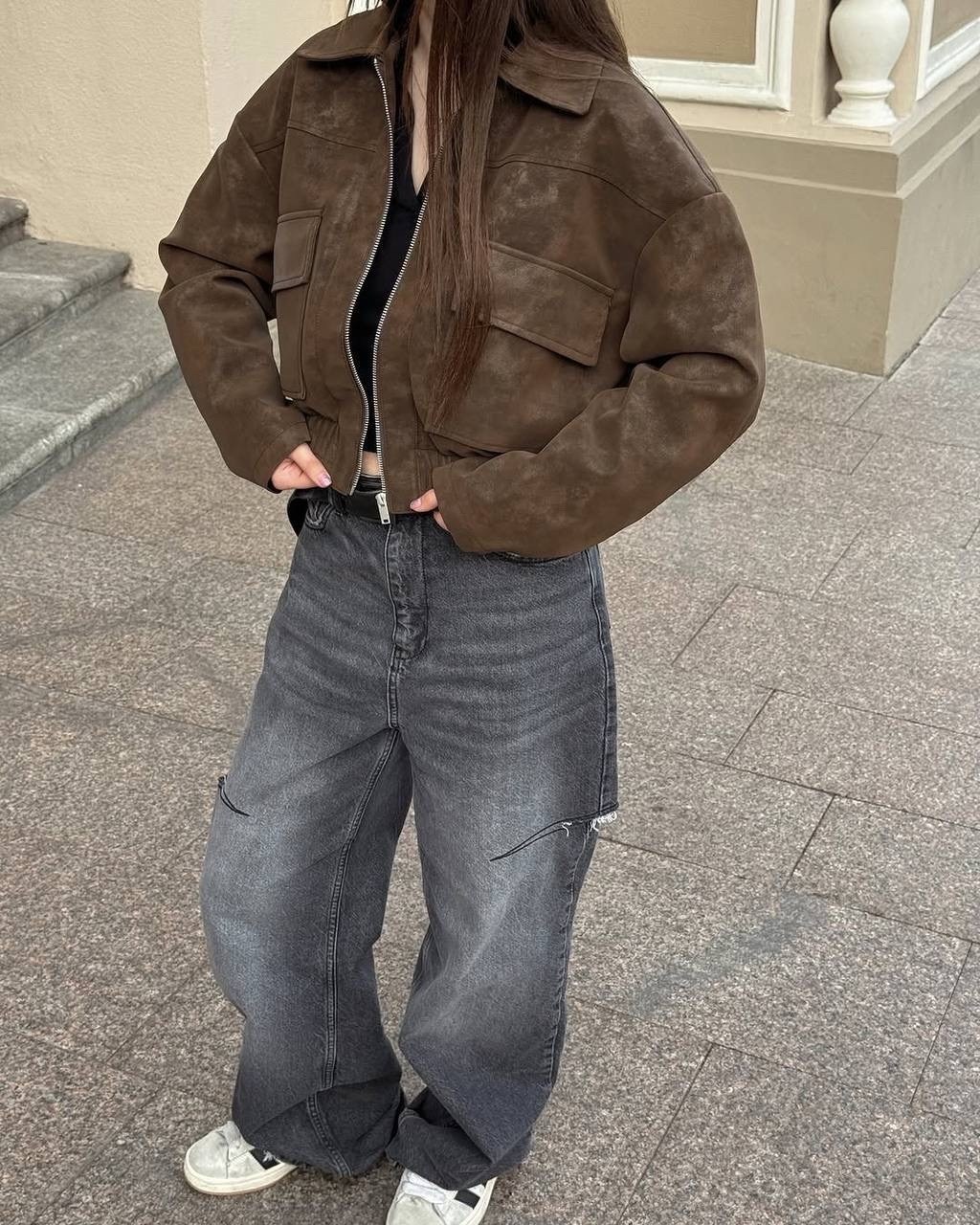 стильная куртка,куртка женская,куртка бомбер замшевая,замшевая куртка,джинсы широкие