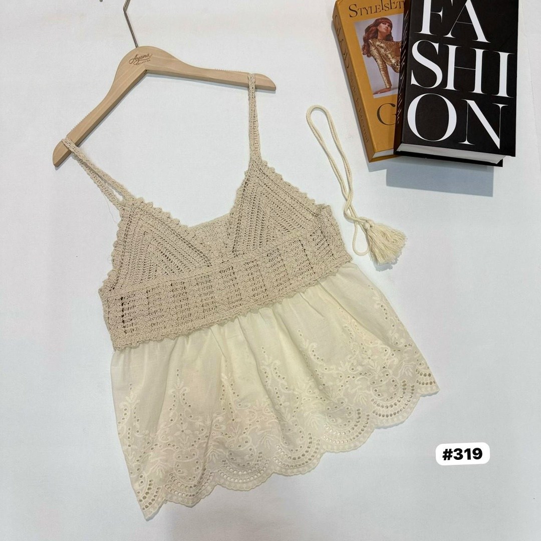 вязаные топы,летние наряды,модные наряды,кружевная майка,женские летние костюмы