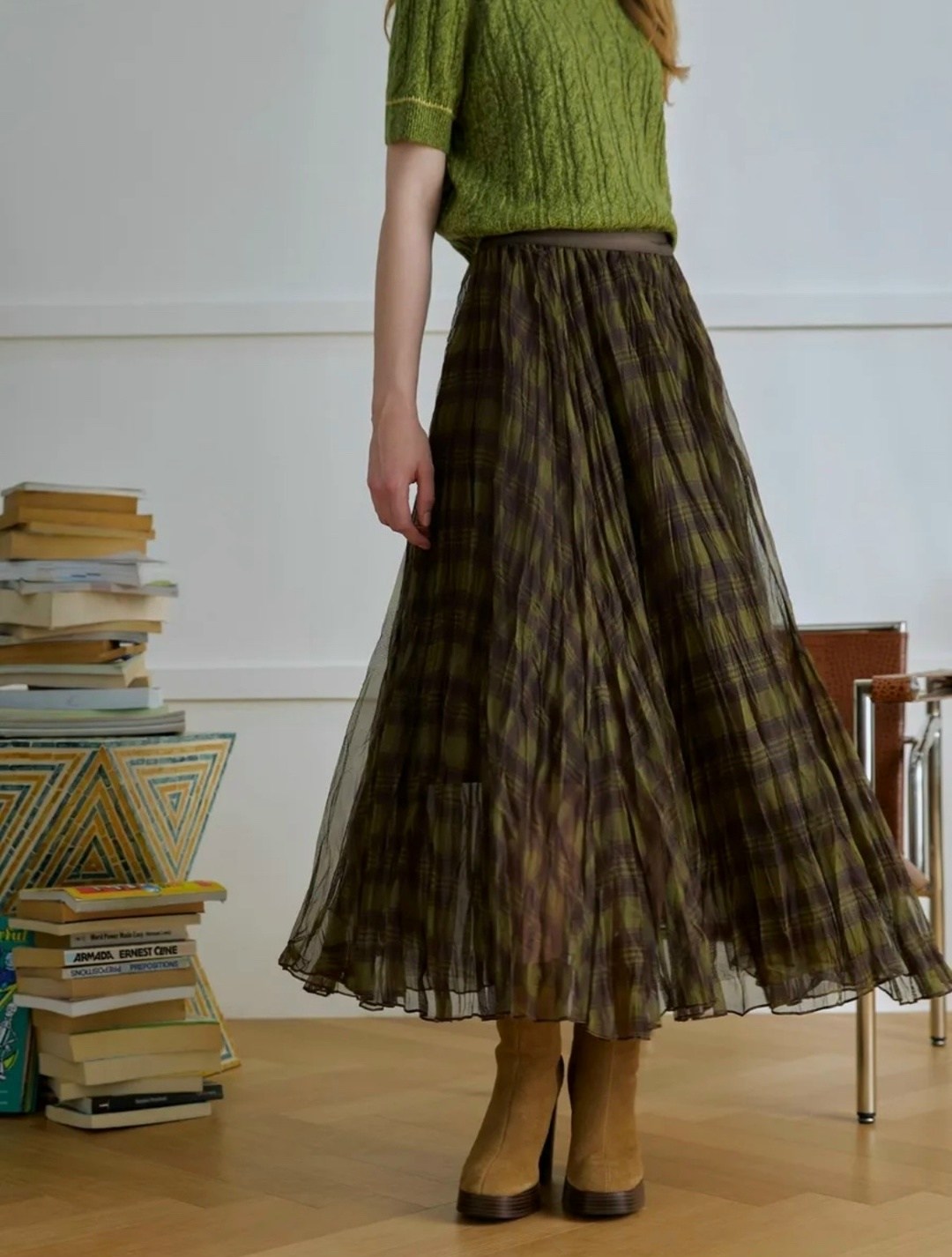 юбка,юбка в клетку,юбка бохо,клетчатая юбка,юбка длинная в клетку