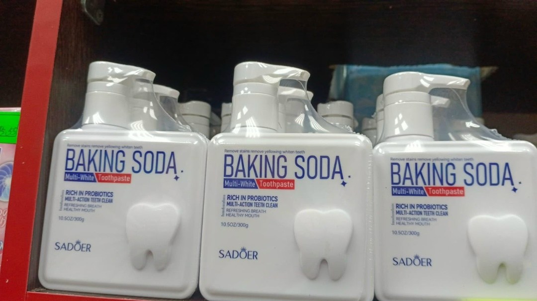 отбеливающая зубная паста baking soda sadoer,отбеливающая зубная паста baking soda,зубная паста baking soda,зубная паста baking soda sadoer мульти-белый 300 мл,baking soda toothpaste