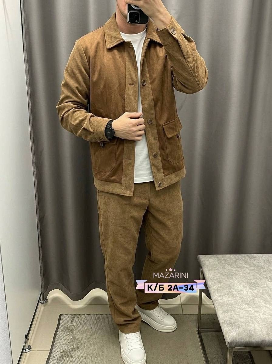 спортивный костюм вельветовый tm limited,спортивный костюм вельветовый мужской,костюм спортивный,мужская мода,спортивный костюм мужской модный из микровельвета коричневого цвета