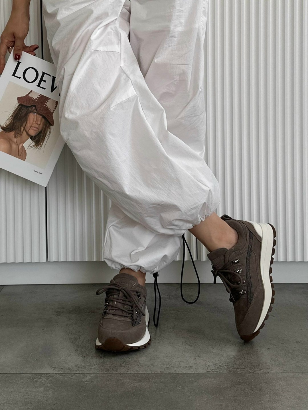 ,женские кроссовки из натуральной замши,замшевые кроссовки,женские кроссовки,кроссовки brunello cucinelli замшевые