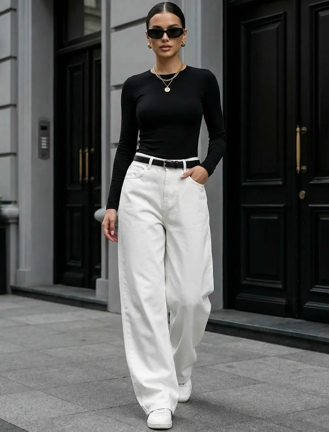 белые джинсы,женские джинсы широкие,женские однотонные свободные джинсы-шаровары удлиненный фасон dazy белый,джинсы брюки,джинсы широкие