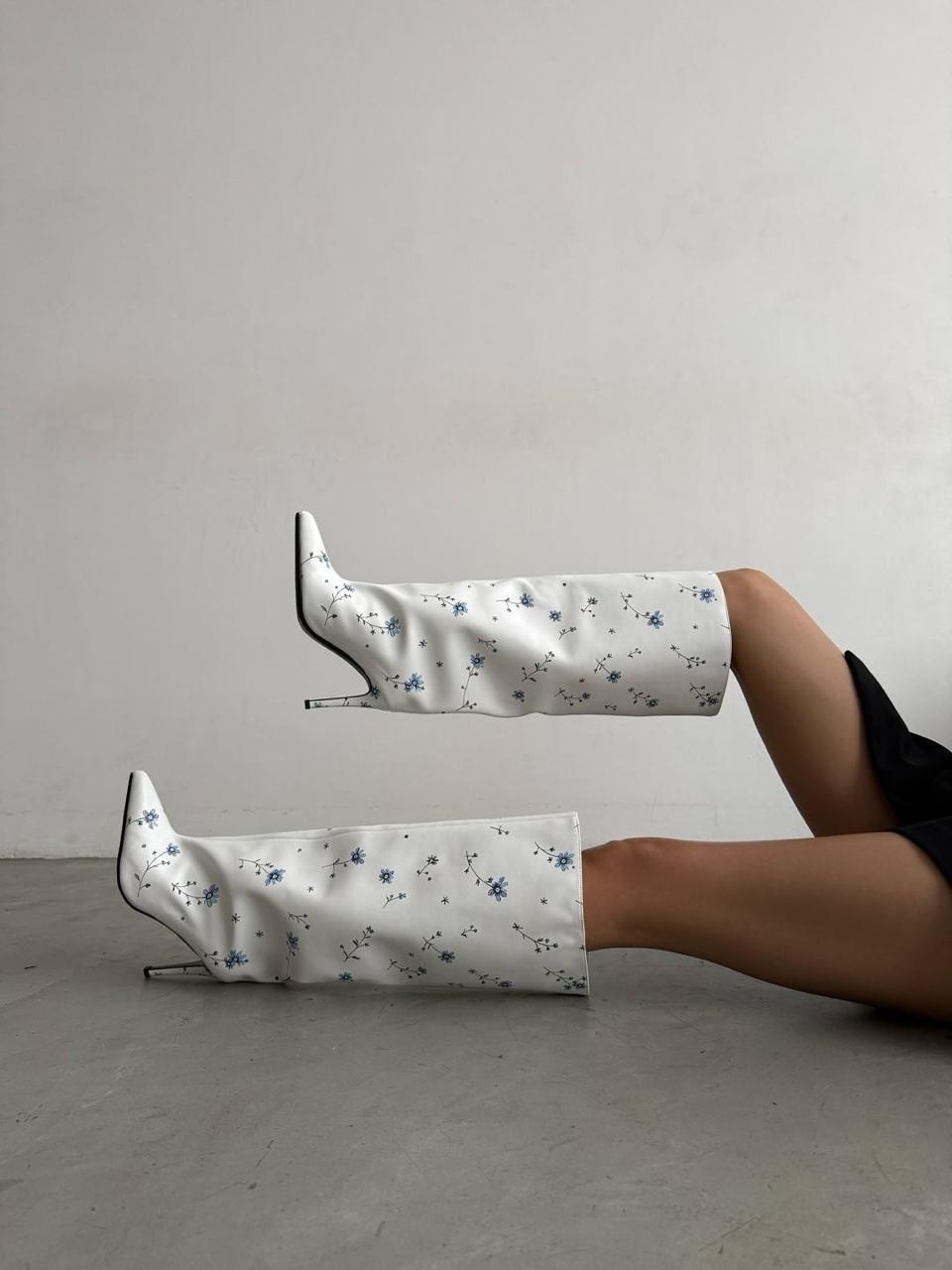 сапоги,коричневые сапоги,сапоги демисезонные на маленьком каблуке gh collection,сапоги текстиль,женская