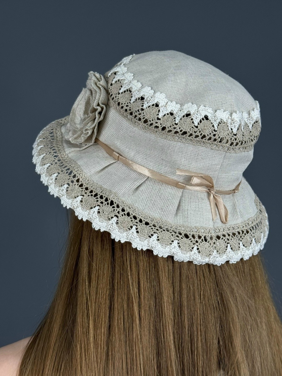 льняные шляпки,шляпа женская летняя из льна,льняная шляпа,женские льняные шляпки,шляпка из льна