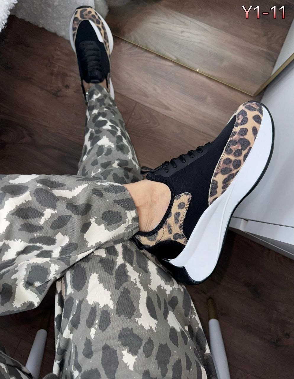 ,кроссовки леопардовые alessandra maddoni,кроссовки с леопардовой пяткой,женские кроссовки,кроссовки натуральные
