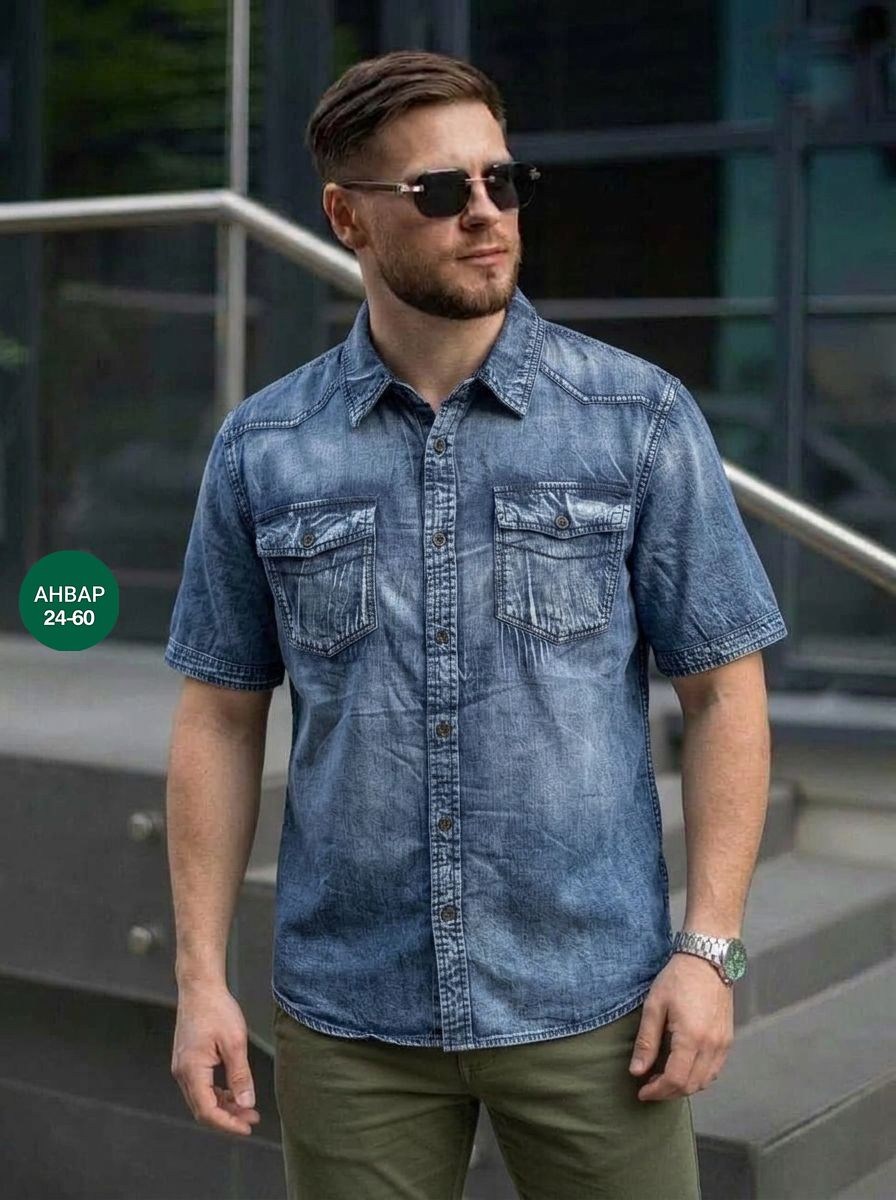 мужская джинсовая рубашка,мужская рубашка,рубашка джинсовая,рубашка,мужская мода