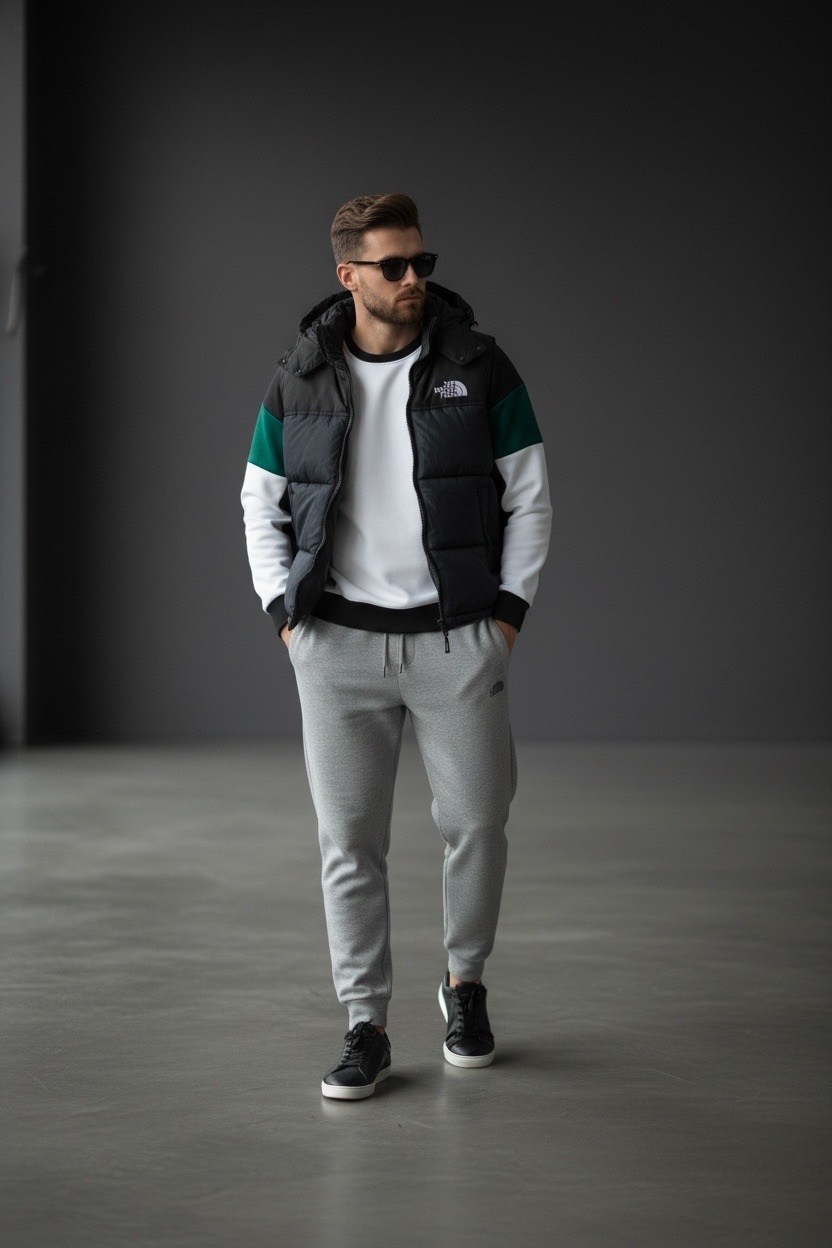 утепленный жилет the north face,жилет мужской,жилетка мужская,мужской жилет the north face,теплый жилет