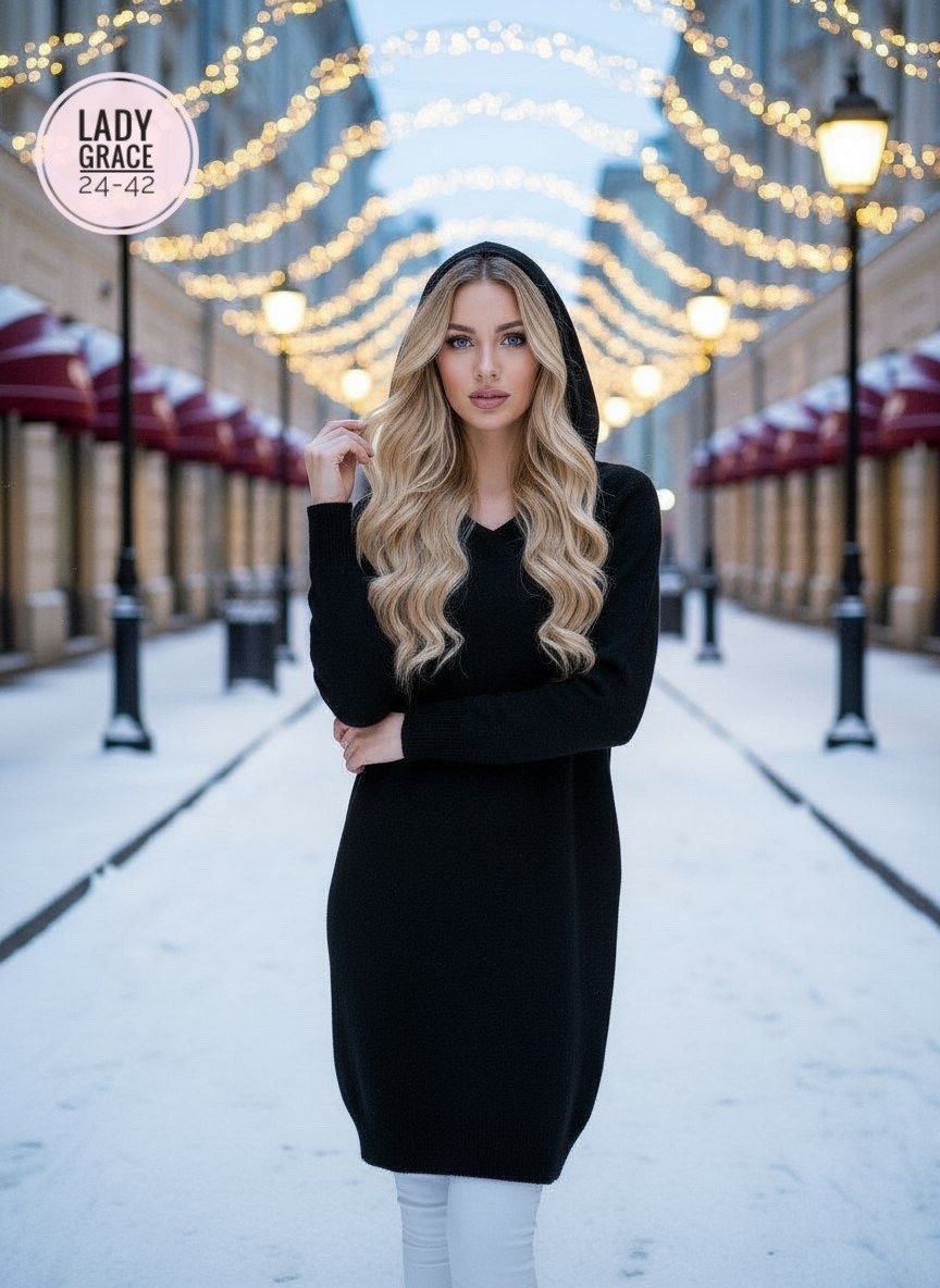 платье трикотажное женское,платье с капюшоном теплое,платье трикотажное с капюшоном,платье женской,платье с капюшоном