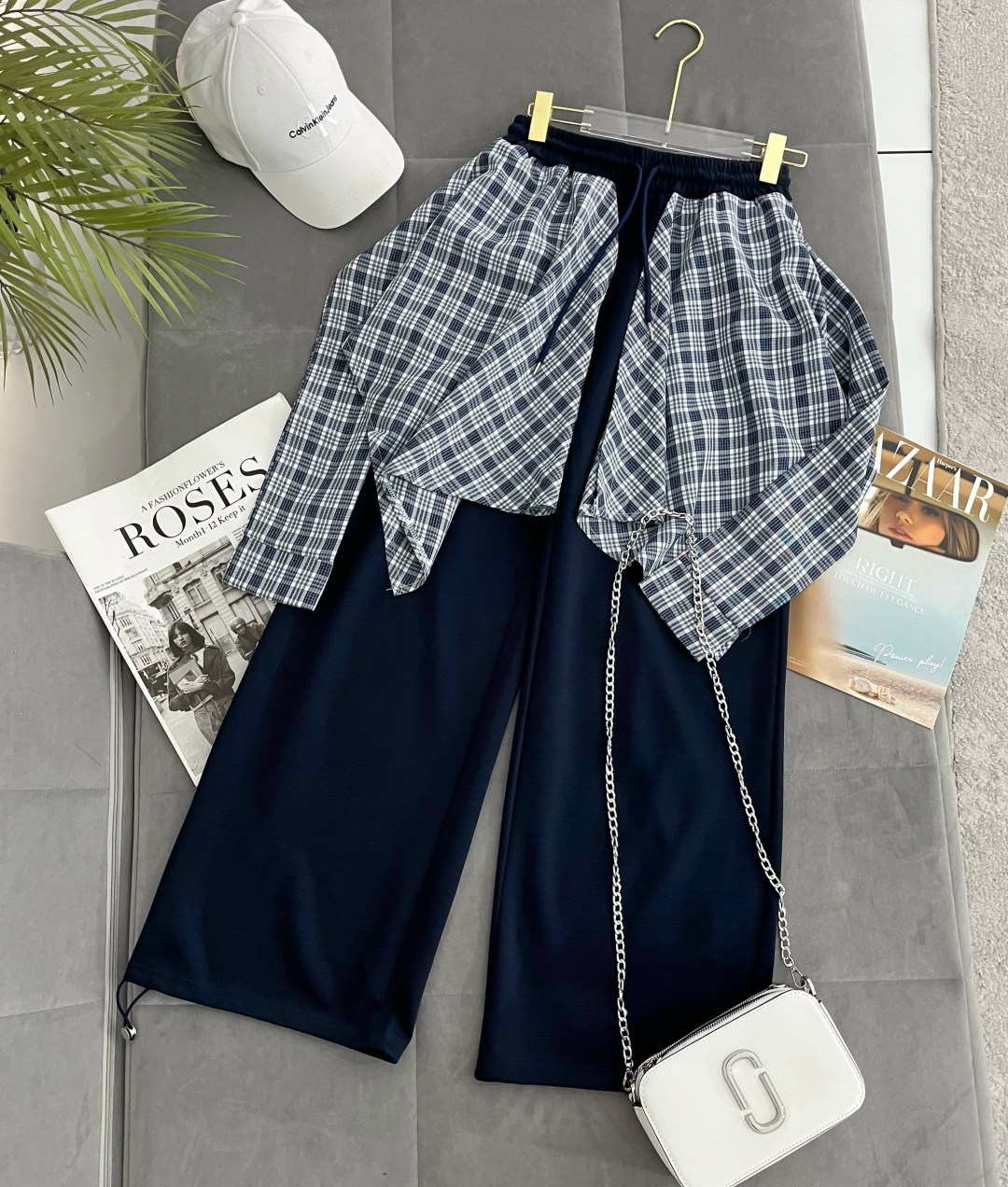 брюки комплект,повседневный костюм,повседневные брюки,брюки в клетку,модные брюки