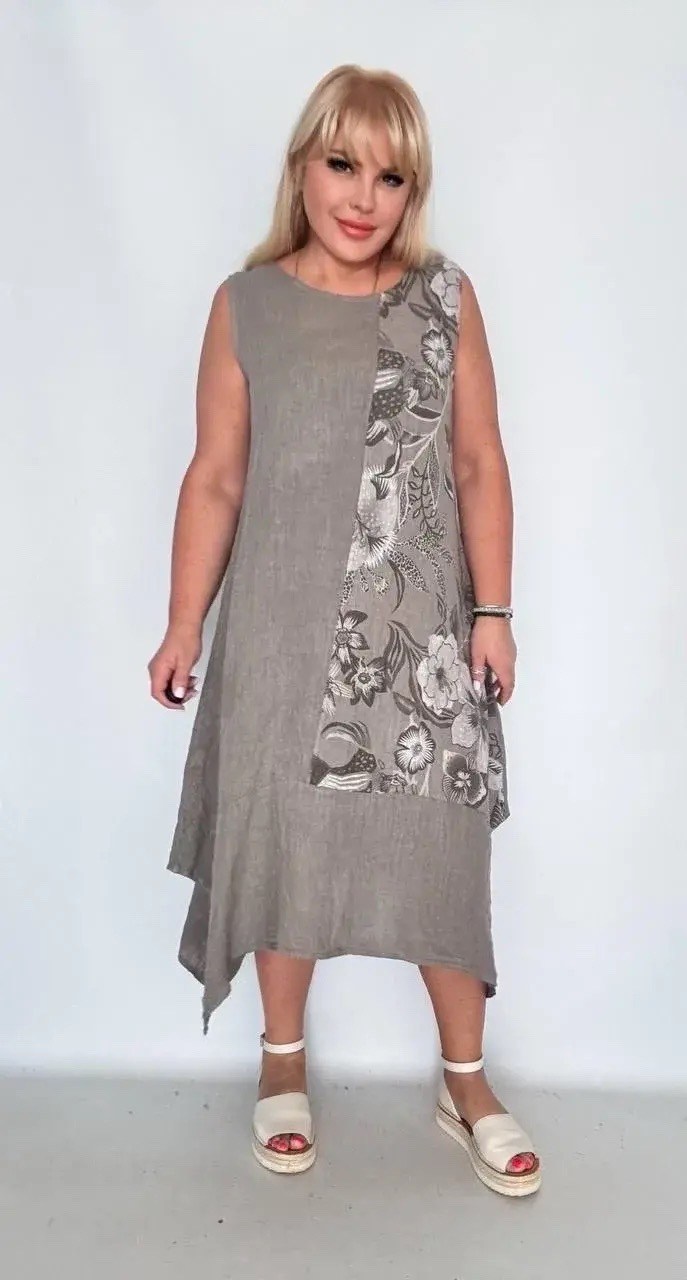 платья для полных,льняное платье больших размеров,льняное платье,белорусские платья,платья бохо