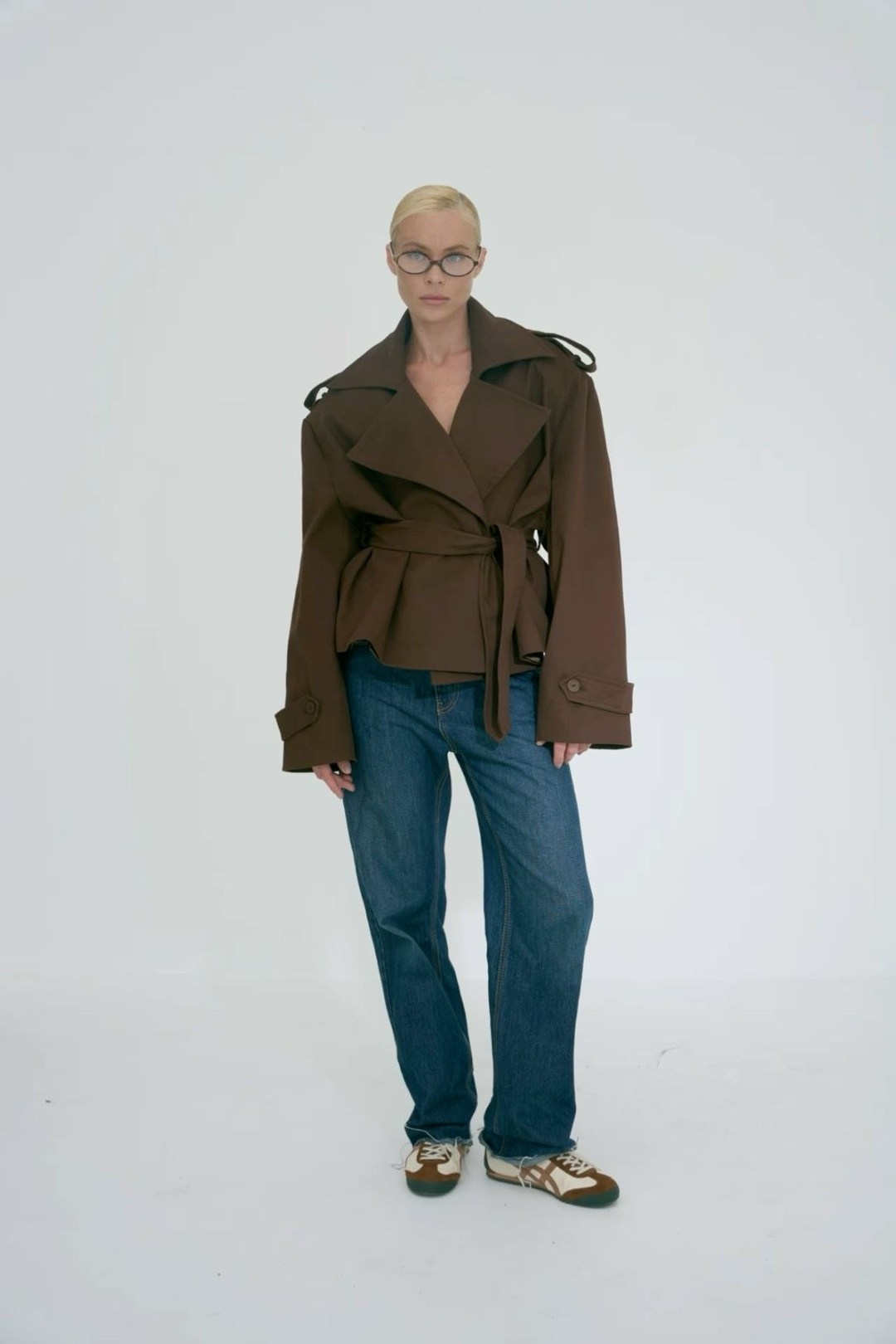 пальто асимметрия,тренч с поясом,плащ женский,куртка женская,женский тренч