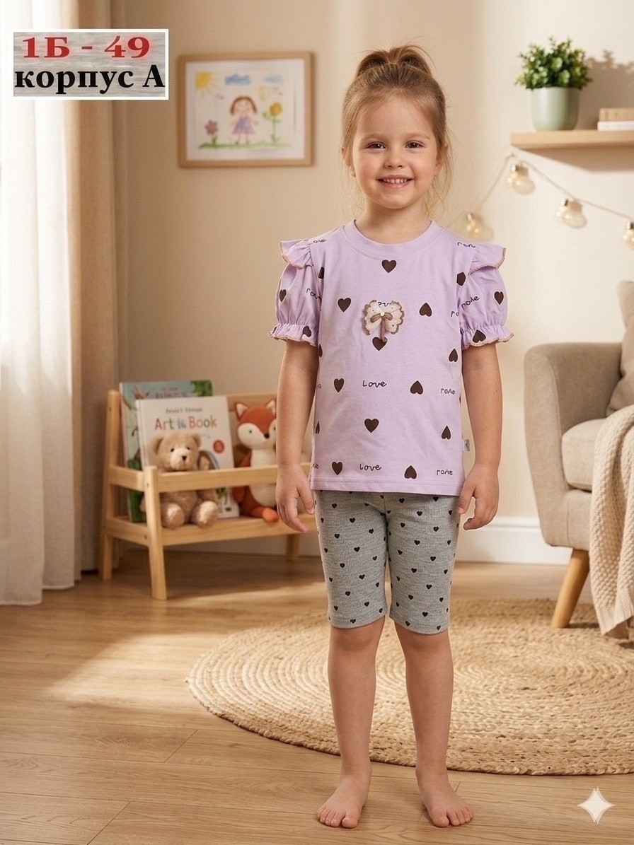 пижама для девочек,пижама crockid для девочек,комплект пижама,пижама детская,трикотажная пижама для девочек