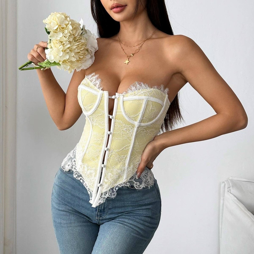 кружевной корсет,корсет с кружевами,женский кружевной корсет на пуговицах,корсет бюстье,топ корсет