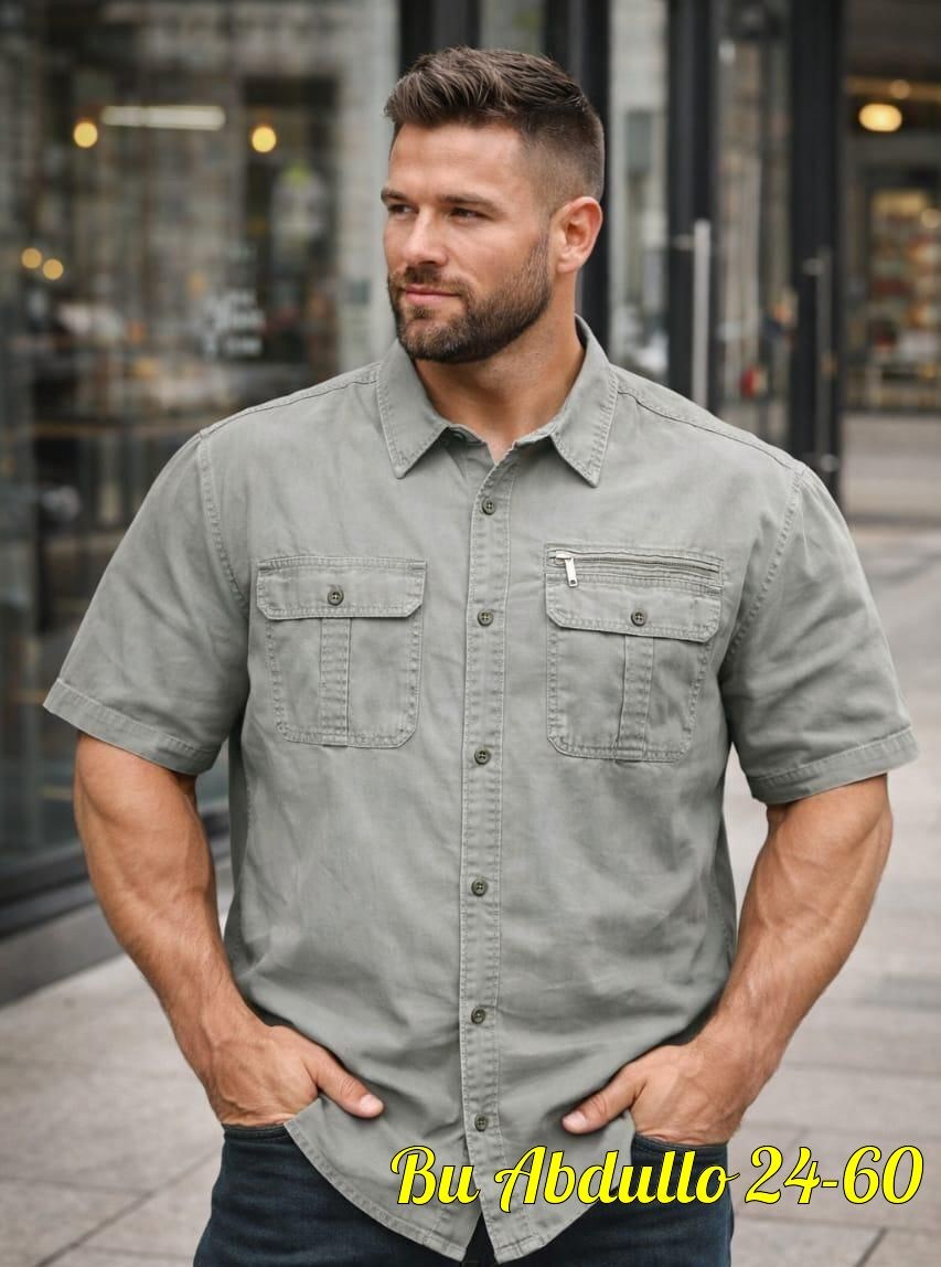 рубашка мужская с короткими рукавами,рубашка,рубашка мужская,повседневная рубашка,рубашка льняная с коротким рукавом