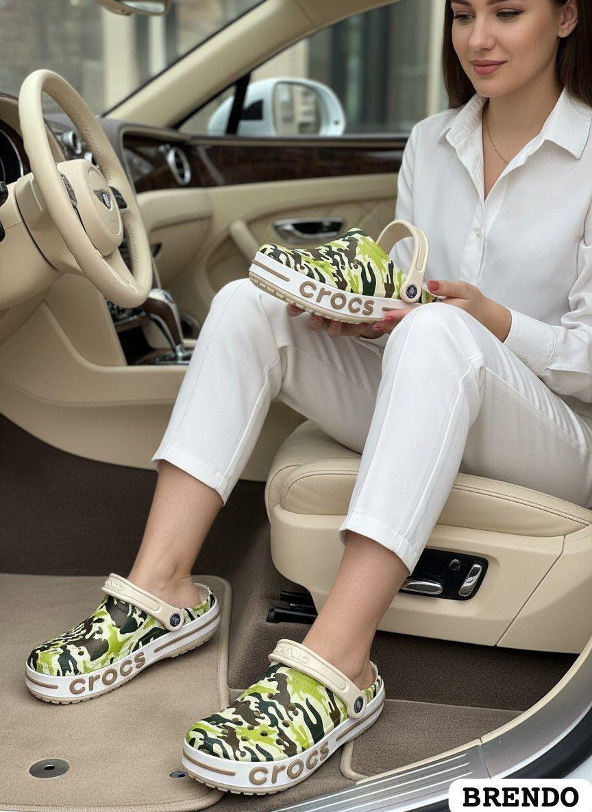 ,сандалии с перфорацией,крокс камуфляж,сандалии с дырками,пляжная