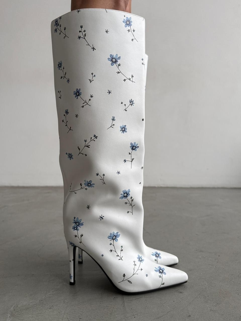 сапоги,коричневые сапоги,сапоги демисезонные на маленьком каблуке gh collection,сапоги текстиль,женская