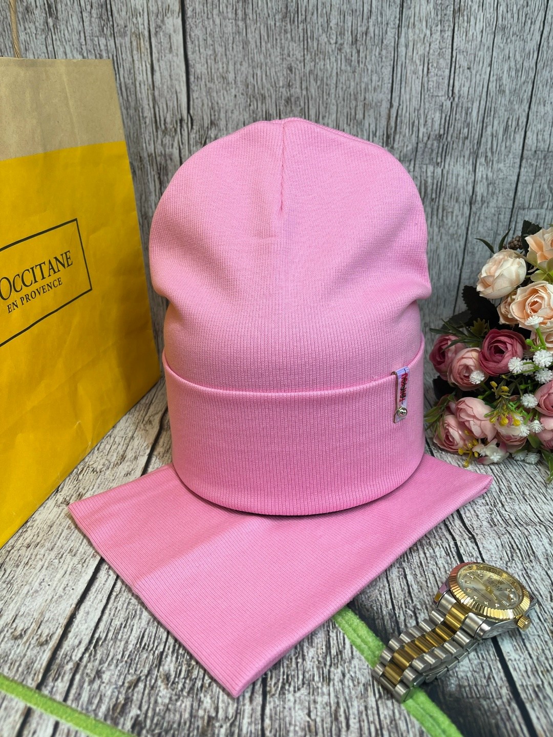 комплект шапка снуд,комплект женский шапка и снуд,комплект шапка со снудом трикотажная,комплект женский шапка,шапка и снуд