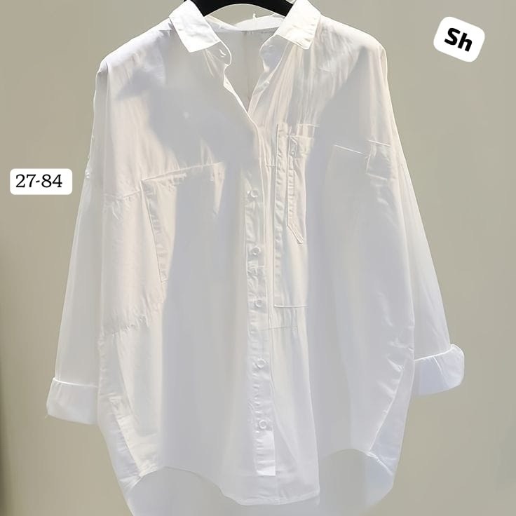 рубашка оверсайз женская,белая рубашка женская,рубашка женская,женские повседневные белые рубашки,белая рубашка
