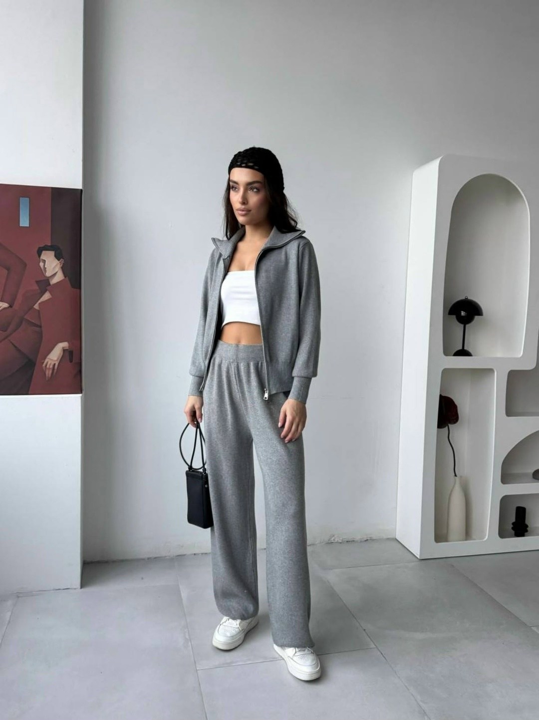 трикотажный костюм,женский трикотажный костюм,костюм серый,спортивный костюм,трикотажный костюм серый